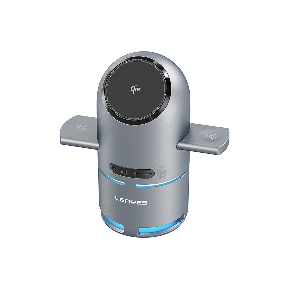 Lenyes PW321 Qi2 Şarj Teknolojili Bluetooth Speaker Hoparlör Özellikli Telefon&Akıllı Saat&Kulaklık 15W 4in1 Kablosuz Şarj Standı Lenyes PW321 Qi2 Şarj Teknolojili Bluetooth Speaker Hoparlör Özellikli Telefon&Akıllı Saat&Kulaklık 15W 4in1 Kablosuz Şarj Standı